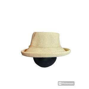 Scala Boho style woven raffia sun hat